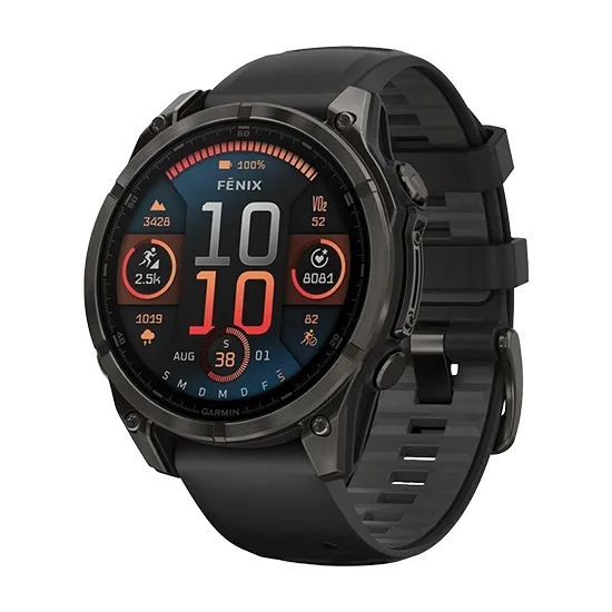 Garmin Fenix E GPS 47mm Slate Grey Steel- Black